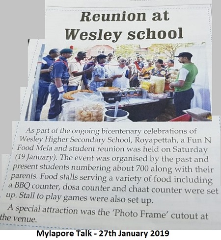 Fun &  Food Mela and Alumni Reunion 2.0 held on 19th January 2019